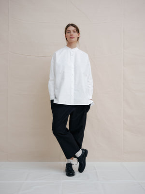 
                  
                    White Dot Band Collar Shirts
                  
                