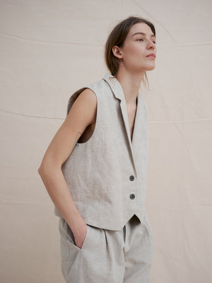 
                  
                    Sand Patterned Waistcoat
                  
                