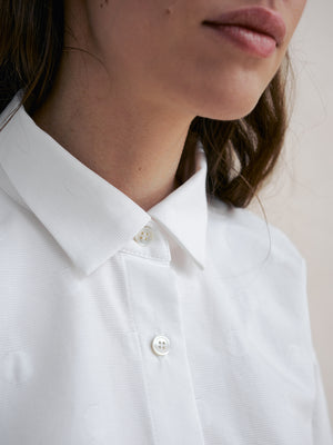 
                  
                    White Dot Collar Shirts
                  
                