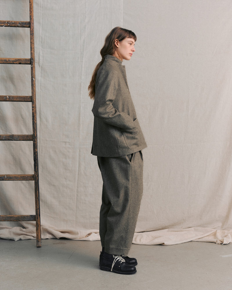 
                  
                    Beige Front Pocket Jacket
                  
                