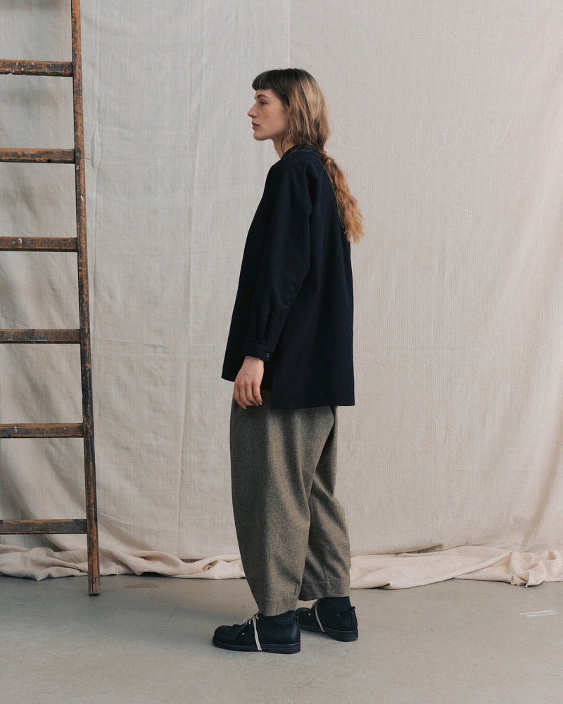 
                  
                    Black Band Collar Shirts
                  
                