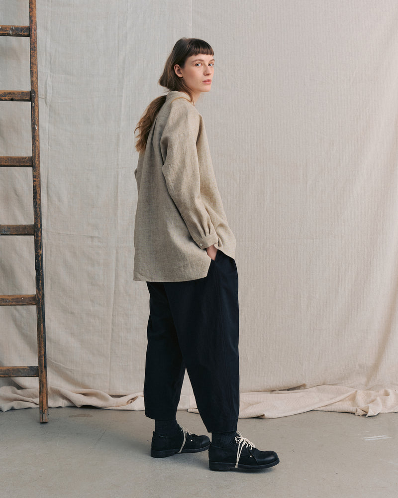
                  
                    Sand Band Collar Shirts
                  
                