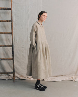 
                  
                    Sand Hidden Buttons Dress
                  
                