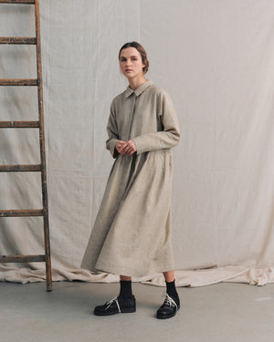 
                  
                    Sand Hidden Buttons Dress
                  
                