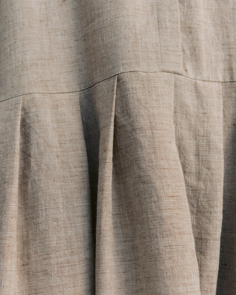 
                  
                    Sand Hidden Buttons Dress
                  
                