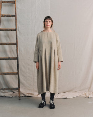 
                  
                    Sand Pleated Dress
                  
                