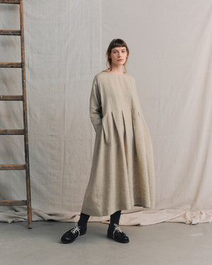 
                  
                    Sand Pleated Dress
                  
                