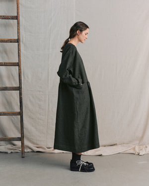 
                  
                    Moss Green Patterned Front Pocket Dress
                  
                
