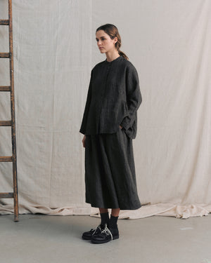 
                  
                    Brown Striped Side Gathers Top
                  
                