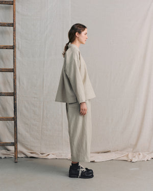 
                  
                    Ivory Cuffed Hems Pants
                  
                