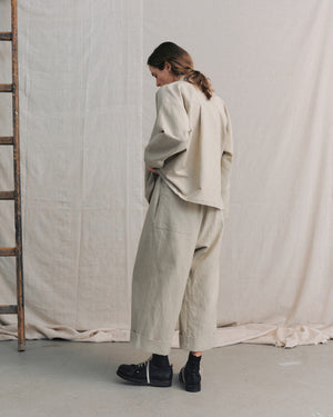 
                  
                    Ivory Cuffed Hems Pants
                  
                