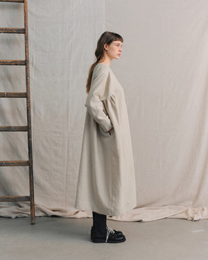 
                  
                    Ivory Side Gathers Dress
                  
                
