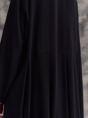 
                  
                    Black Silk Back Buttoned Dress
                  
                